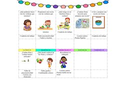 ¿Qué podemos hacer
con las verduras que
tenemos?
Preparamos una receta
con las verduras que
tenemos
 
¿Qué traigo en mi
lonch