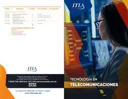 Código
Pre-requisitos
Co-requisitos
Asignatura
Créditos
 
Septimo Período Cuatrimestral
TEL-201
TEL-102; TEL-200; TEL-201
TEL