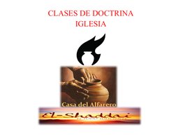 CLASES DE DOCTRINA
IGLESIA
