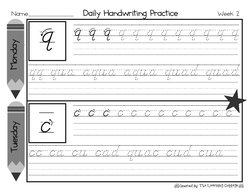 Daily Handwriting Practice Workbook | PDF | Written Communication | Writing