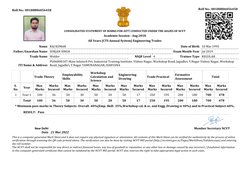 ITI Welder Consolidated Mark Sheet | PDF