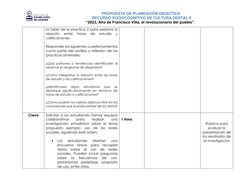 PROPUESTA DE PLANEACIÓN DIDÁCTICA 
RECURSO SOCIOCOGNITIVO DE CULTURA DIGITAL II 
“2023, Año de Francisco Villa, el revolucion