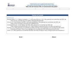 PROPUESTA DE PLANEACIÓN DIDÁCTICA 
RECURSO SOCIOCOGNITIVO DE CULTURA DIGITAL II 
“2023, Año de Francisco Villa, el revolucion