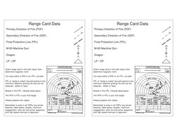 Standard Range Card Template | PDF
