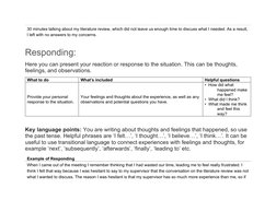 5R Framework for Reflective Practice | PDF | Experience | Thought