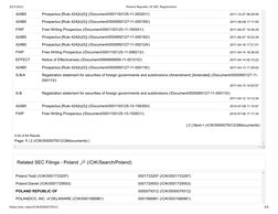 3/27/2021
Poland Republic Of SEC Registration
https://sec.report/CIK/0000079312
4/5
Prospectus [Rule 424(b)(5)] (/Document/00