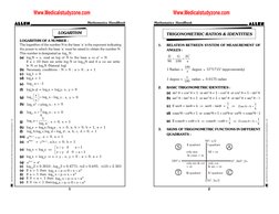 Mathematics HandBook
E
node06\B0AI-B0\Kota\JEE(Advanced)\Leader\Maths\Sheet\Handbook_Maths (E+L)\Formula Book (Eng)\Part-1.p6