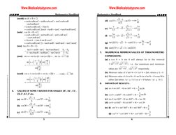 Mathematics HandBook
E
node06\B0AI-B0\Kota\JEE(Advanced)\Leader\Maths\Sheet\Handbook_Maths (E+L)\Formula Book (Eng)\Part-1.p6