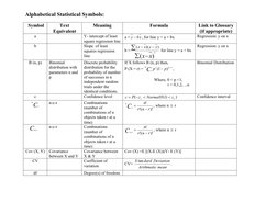 U Sign In Statistics Statistical Symbols Cheat Sheet | PDF | P Value | Normal Distribution