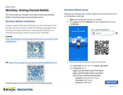 Workday Guide.pdf Workday Employee User Guide Overview | PDF | Paycheck | Password