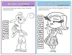 Instrucciones: Decora y/o colorea a Temor. Utiliza tus 
materiale
