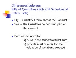Standard Schedule Rates Understanding Schedules of Rates in Contracts | PDF | Specification ...