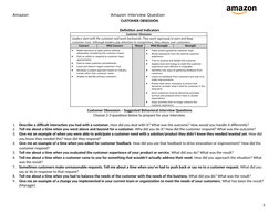 Amazon Interview Question Bank PDF | PDF | Leadership | Risk