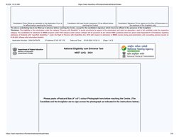 Neet Admit Card Sample | PDF | Identity Document