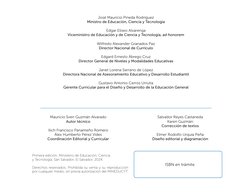 ISBN en trámite
Primera edición, Ministerio de Educación, Ciencia
y Tecnología, San Salvador, El Salvador, 2024.
Derechos res