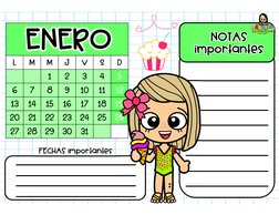 D
S
V
J
M
M
L
5
4
3
2
1
12
11
10
9
8
7
6
19
18
17
16
15
14
13
26
25
24
23
22
21
20
31
30
29
28
27
NOTAS
importantes
ENERO
FEC