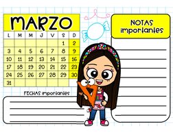 D
S
V
J
M
M
L
2
1
9
8
7
6
5
4
3
16
15
14
13
12
11
10
23
22
21
20
19
18
17
30
29
28
27
26
25
24
31
NOTAS
importantes
FECHAS im