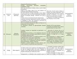 dispepsias flatulentas, bronquitis, 
heridas, 
ulceraciones 
dérmicas, 
estomatitis, 
amigdalitis y otitis. 
14 
Diente de 
L