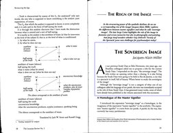 Re-Joycing the Ego
- Truth is characterised by reason of this S^: the analysand' only says
words; the one who is supposed to