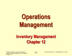 Lecture Notes in Inventory Management | PDF | Operations Management ...
