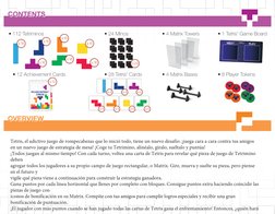 7
4
1
6
Completed 
rows
Points
Points
Points
ACHIEVEMENT
CARDS
ACHIEVEMENT
CARDS
Tetris, el adictivo juego de rompecabezas qu