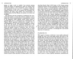 4
INTRODUCTION
phrase, to 'make it new', to modify if not overturn ex1stmg
modes and subjects of representation, partly by