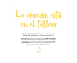 El ajedrez es un gimnasio mental perfecto para que los niños desarrollen
el pensamiento, fomenten valores y practiquen habili