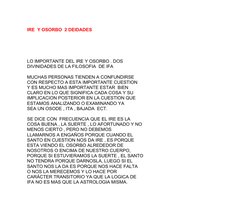 IRE  Y OSORBO  2 DEIDADES
LO IMPORTANTE DEL IRE Y OSORBO . DOS 
DIVINIDADES DE LA FILOSOFIA  DE IFA 
MUCHAS PERSONAS TIENDEN
