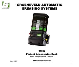Groeneveld Twin Greaser Parts Catalog | PDF | Electrical Connector ...