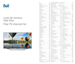 Bell Fibe TV Channel List 2025 | PDF | Television Network | Broadcasting