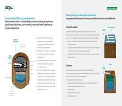 9.- Construcción del filtro en el pozo de absorción
El pozo de absorción facilita la infiltración del agua tratada en el subs