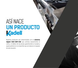 ASÍ NACE
UN PRODUCTO
Nuestros productos son desarrollados con el sistema 
digital CAD-CAM-CAE que controla exactamente el 
co