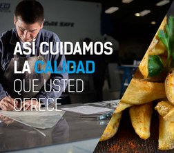 ASÍ CUIDAMOS
LA CALIDAD
QUE USTED
OFRECE
