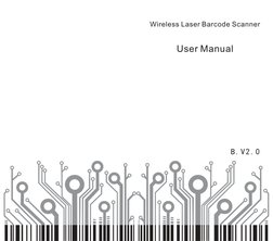 Wireless Laser Barcode Scanner Manual | PDF | Barcode | Bluetooth