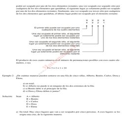 www.
.com
Matematica1
podrá ser ocupado por uno de los tres elementos restantes; una vez ocupado ese segundo sitio por
cualqu