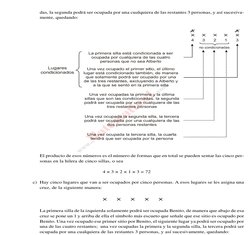 www.
.com
Matematica1
das, la segunda podrá ser ocupada por una cualquiera de las restantes 3 personas, y así sucesiva-
mente