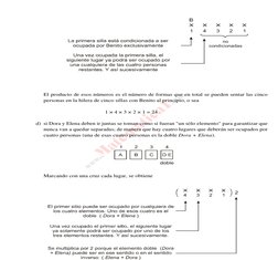 www.
.com
Matematica1
El producto de esos números es el número de formas que en total se pueden sentar las cinco
personas en