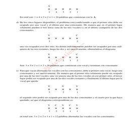 www.
.com
Matematica1
A
×
×
×
×
×
 1
 4
 3
 2
 1
En total son: 1 × 4 × 3 × 2 × 1 = 24 palabras que comienzan con la  A.
d) De