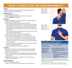 Apley's Scratch Test for Shoulder Mobility | PDF | Anatomical Terms Of ...
