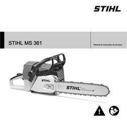 STIHL MS 361
Manual de instruções de serviços
