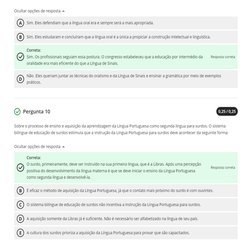 Ocultar opções de resposta " 
@ Sim. Eles defendiam que a língua oral era e sempre será a mais apropriada. 
@ Sim. Eles estud