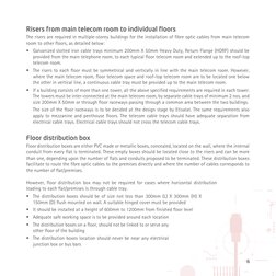 Telecom Riser Multi Family FTTH Design Guide for New Buildings | PDF | Fiber To The X | Optical Fiber