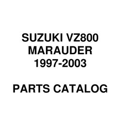 Suzuki VZ800 Marauder Parts Catalog 1997 2003 | PDF | Screw