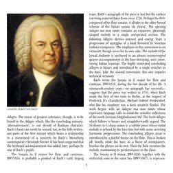 Allegro. The music of greatest substance, though, is to be
found in the Adagio which, like the concluding minuets,
‘alternati