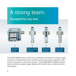 Sicam-A8000 Booklet en | PDF | Power Supply | Electrical Substation