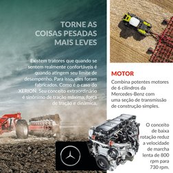 Existem tratores que quando se 
sentem realmente confortáveis  é 
quando atingem seu limite de 
desempenho. Para isso, eles f