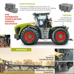 OPCIONAIS
Bocal de
tomada de força
Diferentes variantes 
de ganchos
UMA
DISTRIBUIÇÃO
CORRETA DE PESO
AUMENTA
SUA EFICÁCIA
PES