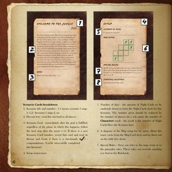 6
Scenario Cards breakdown:
1.	 Scenario title and number - 1.1 means scenario 1 stage 
1; 1.2 - Scenario 1 stage 2, etc.
2.