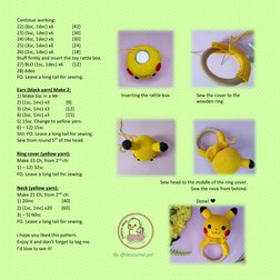 By @decrochet.psl  
Continue working: 
22) (6sc, 1dec) x6                [42]  
23) (5sc, 1dec) x6                [36]  
24)