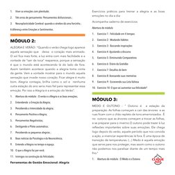 (https://hotm.art/informacoes_cultivando_equilibrio4estacoes)1.	
Viver as emoções com plenitude;
2.	
Três erros de pensament